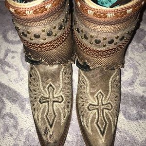Corral Cuffed Booties